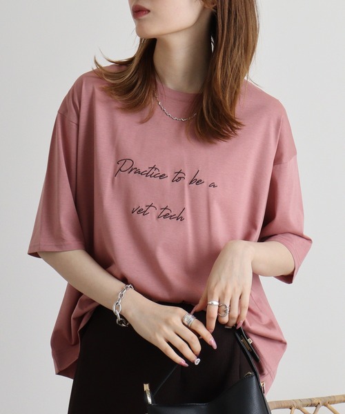 tシャツ BRODIAEA シンプルロゴTシャツ レディース : ZOZOTOWN