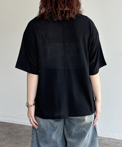 シアーTシャツ U.S. POLO ASSN. tシャツ 「U.S. ASSN.」シアーTシャツ