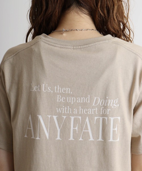 tシャツ hunch USAコットンロゴプリントTシャツ レディース セール】hunch USAコットンロゴプリントTシャツ（Tシャツ