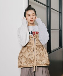 nude vintageキルティング　キャミソール FREAK'S STORE キャミソール ヴィンテージ キルトビスチェ