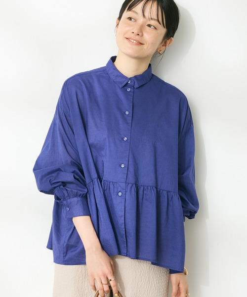 ブラウス シャツ ペプラムブラウス レディース CRAFT STANDARD BOUTIQUE ブラウス シャツ ペプラムブラウス