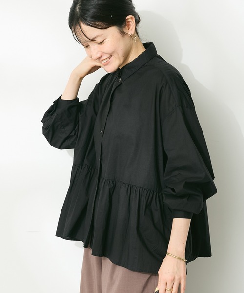 ブラウス シャツ ペプラムブラウス レディース CRAFT STANDARD BOUTIQUE ブラウス シャツ ペプラムブラウス