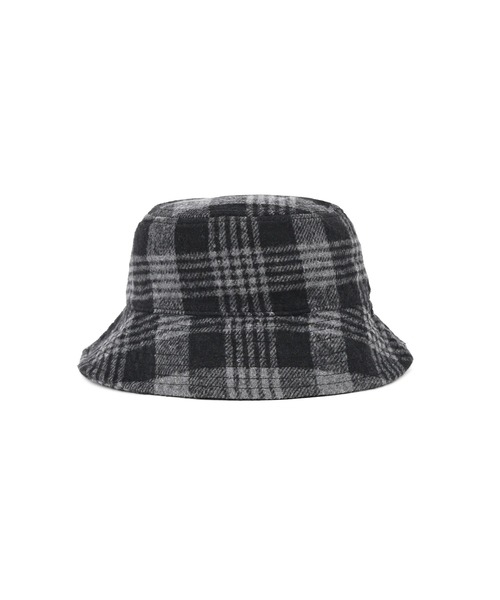 バケットハット 黒色 柄入り カーハート（CARHARTT）（メンズ）グラフィックバケットハット Heart