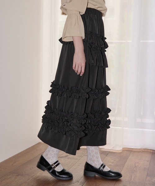 CLANE volume frill skirt ボリュームフリルスカート 1 CLANE（クラネ）の「VOLUME FRILL SKIRT（スカート）」 - WEAR