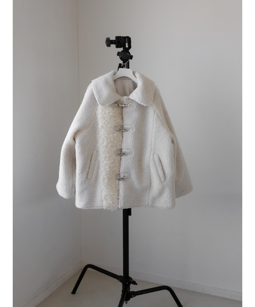 Katrin TOKYO ムートンコート ボアコート reversible patchwork