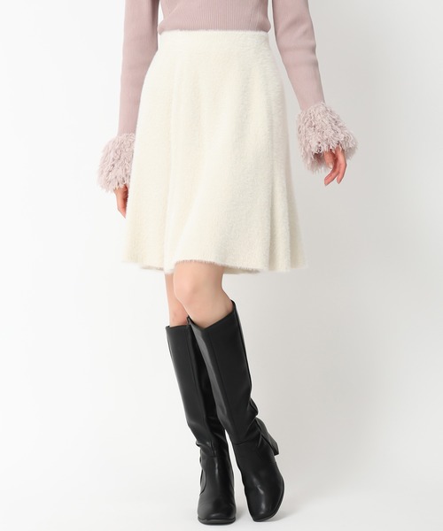 MISCH MASCH（ミッシュマッシュ） スカート シャギーAラインニット