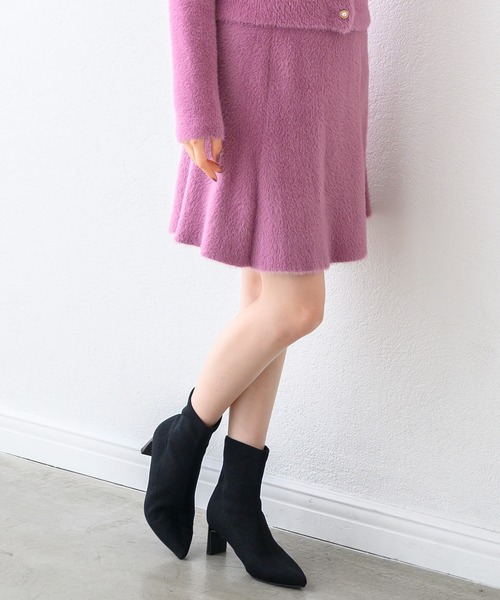 MISCH MASCH スカート シャギーAラインニットスカート/MM437205