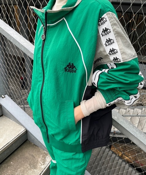 Kappa ジャージ バンダナイロントラックジャケット レディース