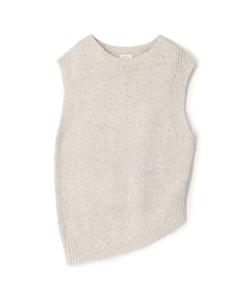 ニット セーター TOMORROWLAND .B ウールカシミヤラメ アシンメトリックプルオーバー レディース TOMORROWLAND .B ニット セーター ウールカシミヤラメ アシンメ