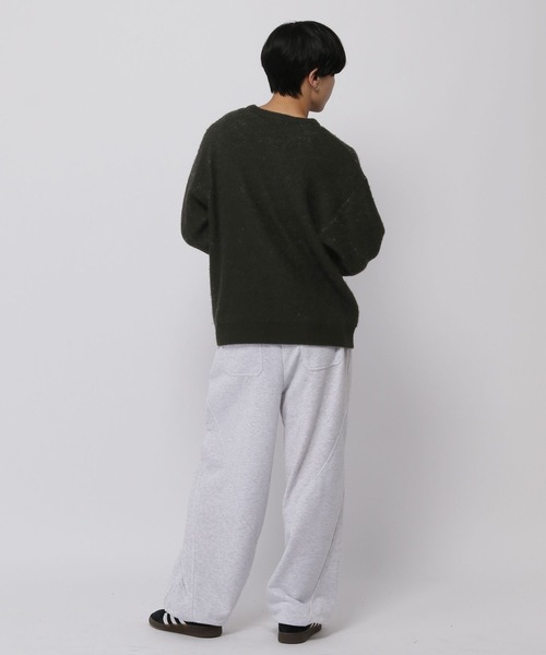 ニット セーター 「UNISEX」ALAND／ロゴモヘアニットプルオーバー レディース メンズ ニット セーター モヘアミックスニット レディース : ZOZOTOWN
