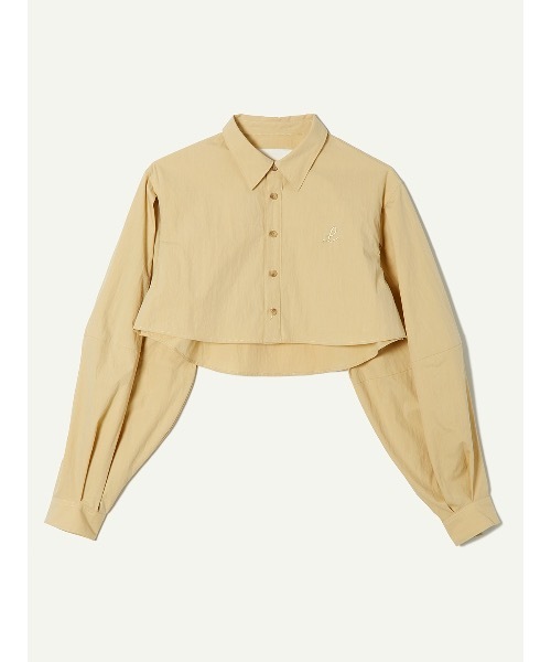 leinwande ブラウス シャツ Cotton Cropped Shirts レディース