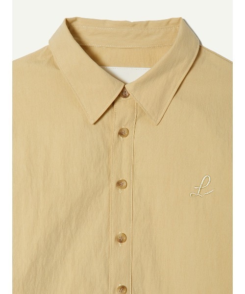 leinwande クロップドシャツ leinwande ブラウス シャツ Cotton Cropped Shirts レディース