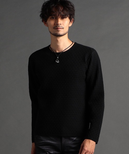 BAD NEWS CREWNECK SWEATER ニット クルーネック L 黒