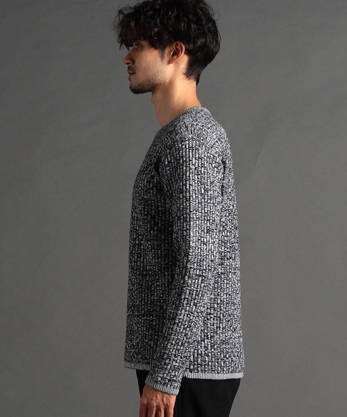 NICOLE CLUB FOR MEN セーター ニット リンクスバスケットクルー