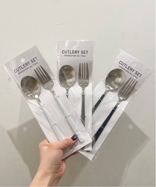 LAKOLE（ラコレ） カトラリー スプーン＆フォークセット / 156546