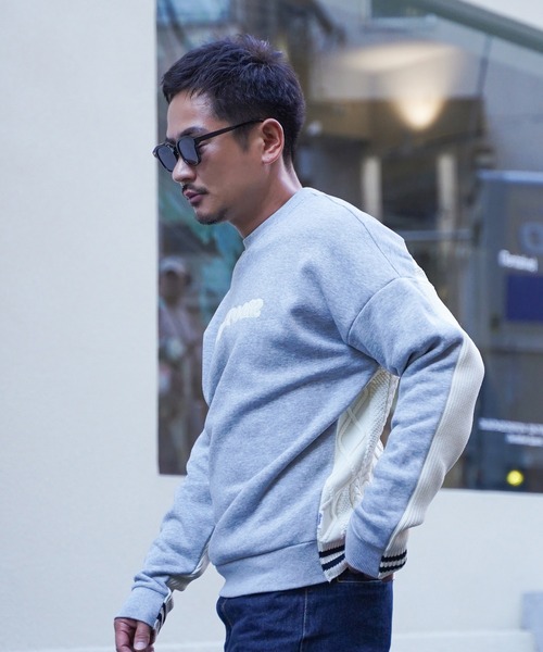 Re:room（リルーム） セーター ニット ケーブルニットスイッチング