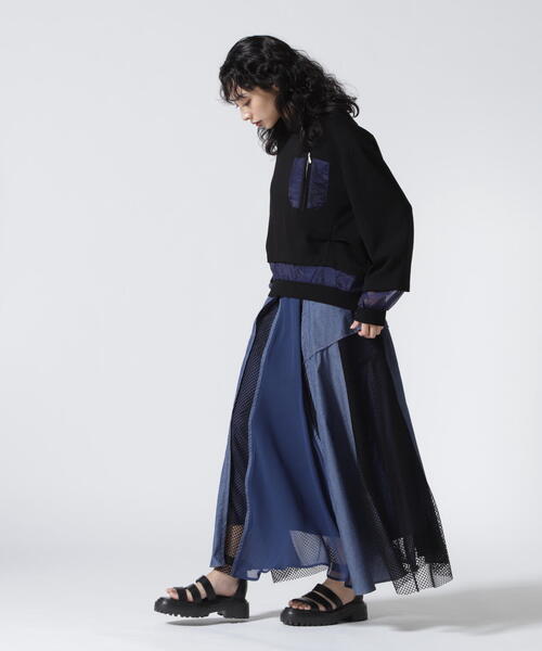 tシャツ AULA AILA（アウラ アイラ）別注シアーコンビネーションプルオーバー レディース AULA AILA tシャツ AILA（アウラ アイラ）別注シアー
