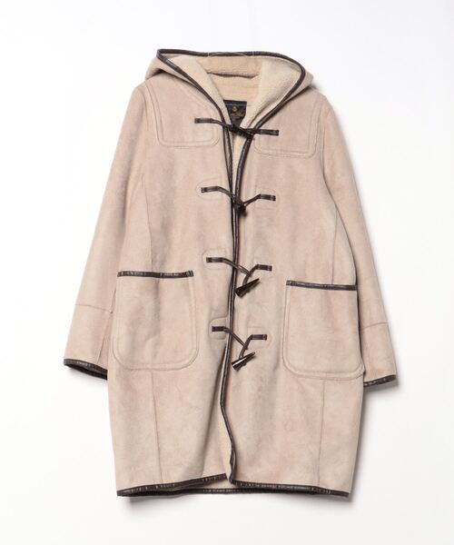 ぐでたまま様用 未使用美品 ナノユニバース 尾州メルトン ダッフルコート 38 NANO universe（ナノ・ユニバース） ダッフルコート 38 ベージュ