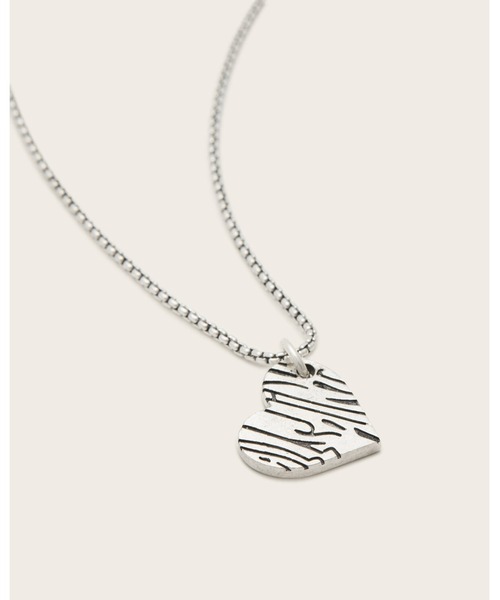 ネックレス・ペンダント SSIL Cubic Line Heart Pendant_S Sterling Silver Cubic Zirconia Cross In Heart Pendant | Bash
