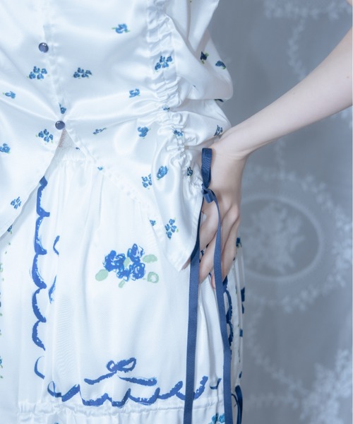 monepine tシャツ original print bustier/オリジナルプリント