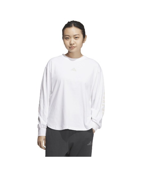 adidas tシャツ アディダス ワード 長袖Tシャツ レディース