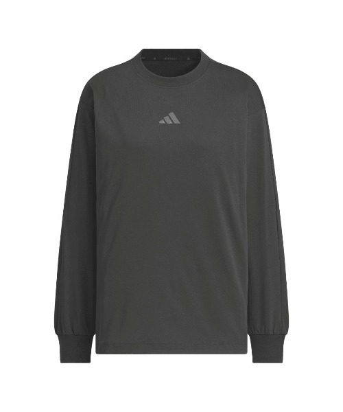 adidas original 黒 長袖 ロンT 単品 adidas tシャツ アディダス ワード 長袖Tシャツ レディース