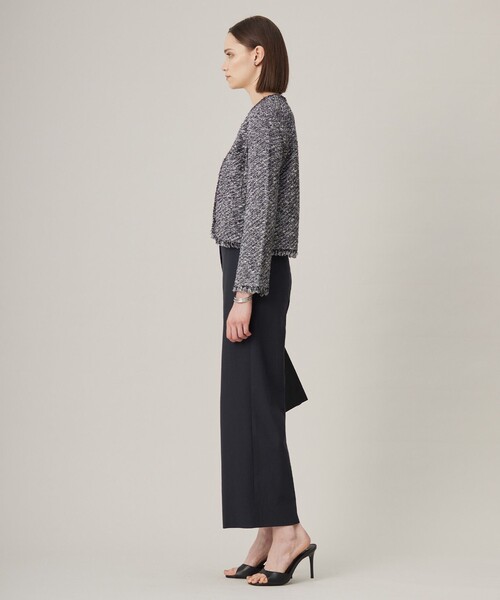 ICB（アイシービー） カーディガン デニムライクツィード ニット