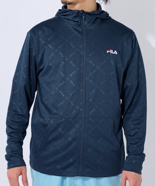 FILA ラッシュガード 水陸両用UVパーカー メンズ : ZOZOTOWN