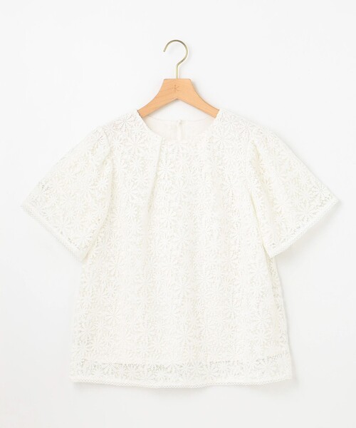 組曲 tシャツ フラワーレース ブラウス レディース : ZOZOTOWN