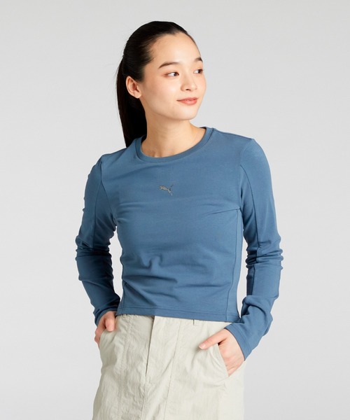 tシャツ PUMA プーマ ウィメンズ デア トゥ 長袖 Tシャツ レディース