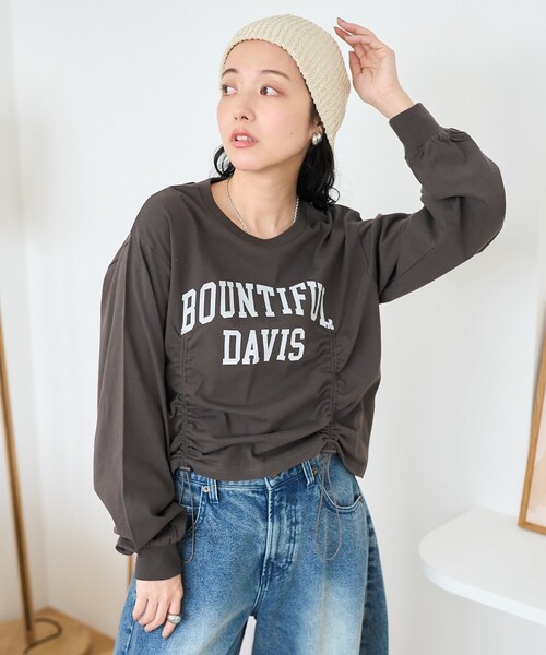 FREAK'S STORE（フリークスストア） tシャツ ドローコード ロゴロンT