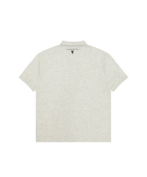 新品未使用！A Bathing Ape APEロゴ ポロシャツ Mサイズ A BATHING APE（アベイシングエイプ） ポロシャツ APE CROSSBONE POLO