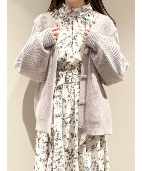 SNIDEL（スナイデル） ニットカーディガン FREE ブラック レディース