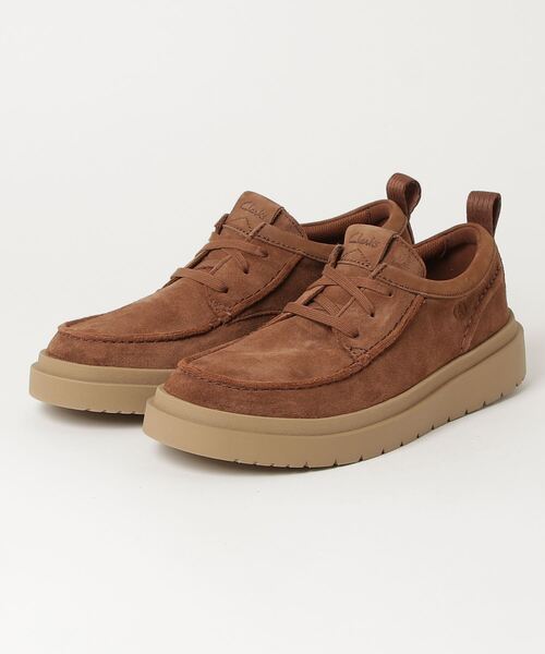 【極美品】Clarks スエード デッキシューズ Clarks（クラークス） デッキシューズ Polden Moc ポルデンモック