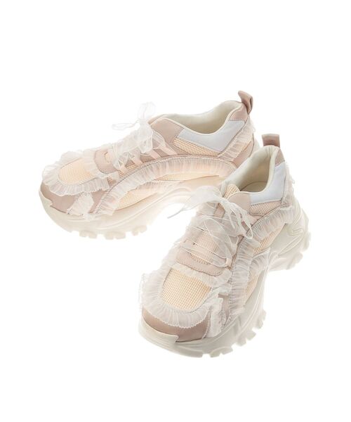 merry jenny 新品 ブルー スニーカーソールfrillメリージェーン メリージェニー merry jenny merry jenny スニーカーソールfrill