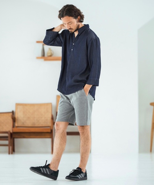 Magine シャツ ms6044-Rayon Denim Fabric Skipper ＆ pullover