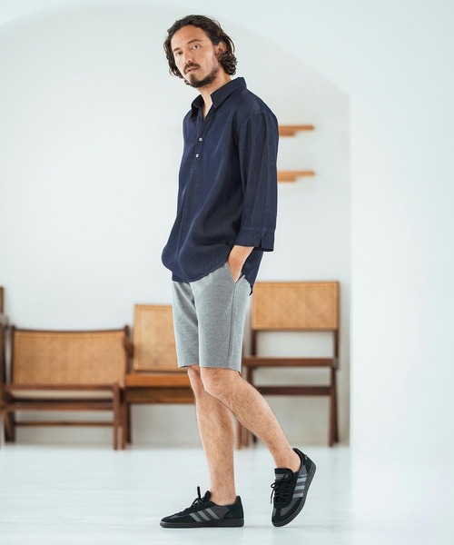 らむページ Magine シャツ ms6044-Rayon Denim Fabric Skipper ＆ pullover
