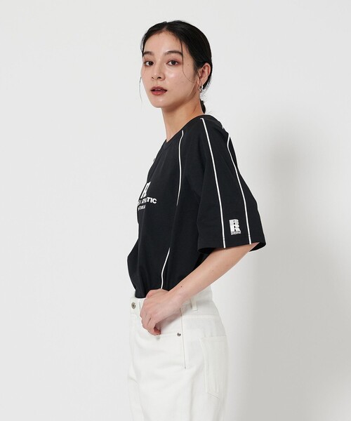(ラッセル) Russell レディース 半袖シャツ トップス BC1036 (ブラック) 楽天市場】RUSSELL Tシャツ 半袖（レディースファッション）の通販