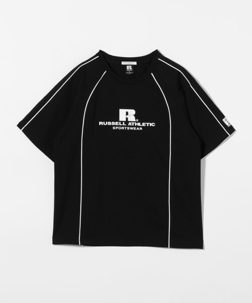 tシャツ B7 / russell cropped pull(ラッセルクロップド丈プルオーバー) レディース RUSSELL ATHLETIC / 別注 Sweat Crew Neck Emb.Shirt