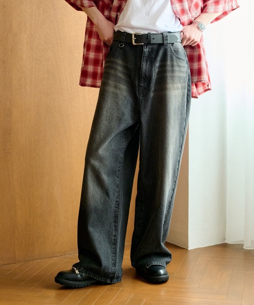 WETTEMPT ジーンズ VINTAGE WASH WIDE DENIM PANTS /ヴィンテージ