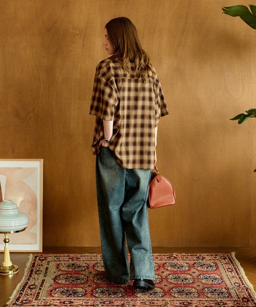 WETTEMPT ジーンズ VINTAGE WASH WIDE DENIM PANTS