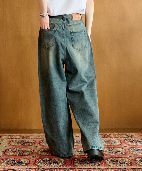 WETTEMPT ジーンズ VINTAGE WASH WIDE DENIM PANTS /ヴィンテージ