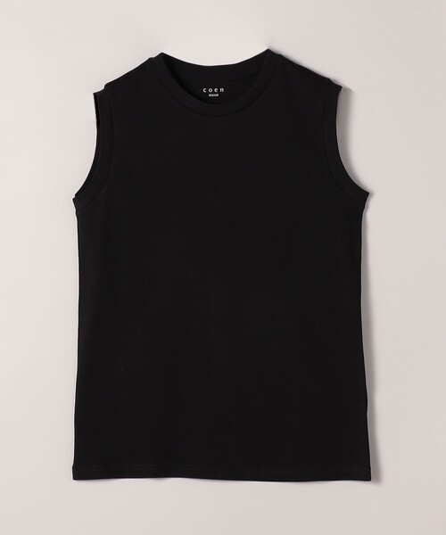 coen tシャツ 「2枚セット/パックTee」2パックノースリーブT