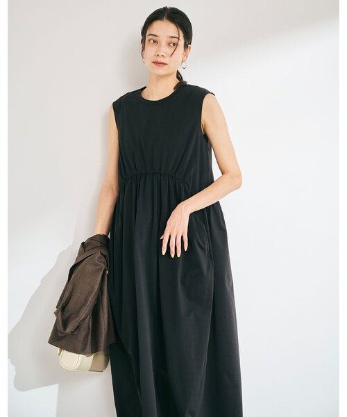 【未使用新品】green label relaxing ノースリーブ ワンピース green label relaxing ワンピース ライトメモリー ノースリーブ