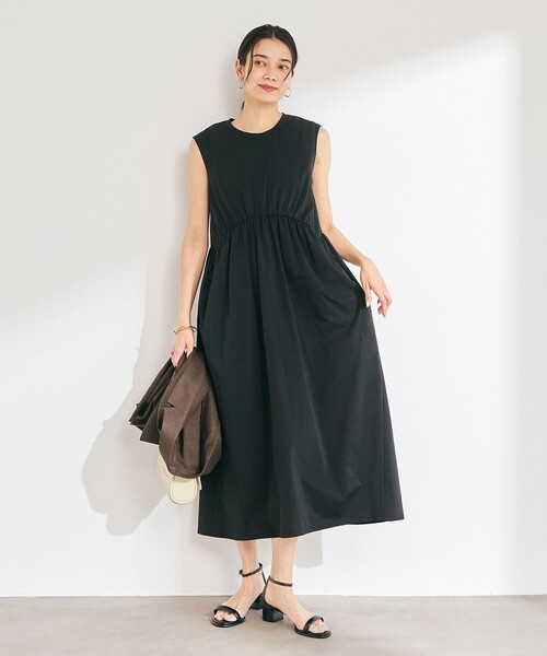 【未使用新品】green label relaxing ノースリーブ ワンピース green label relaxing ワンピース ライトメモリー ノースリーブ