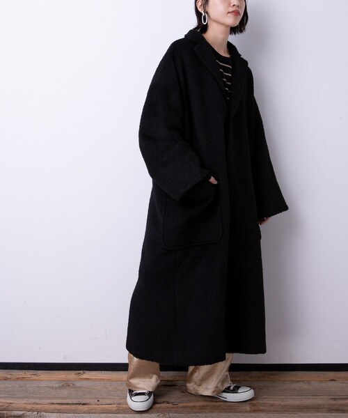 FREAK'S STORE（フリークスストア） チェスターコート フリ- ブラウン