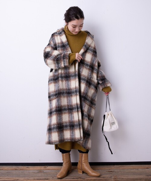 FREAK'S STORE（フリークスストア） チェスターコート フリ- ブラウン