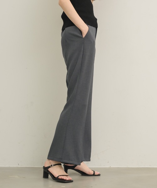 NEUNA（ヌナ） スラックス パンツ クロップドフレアパンツ レディース