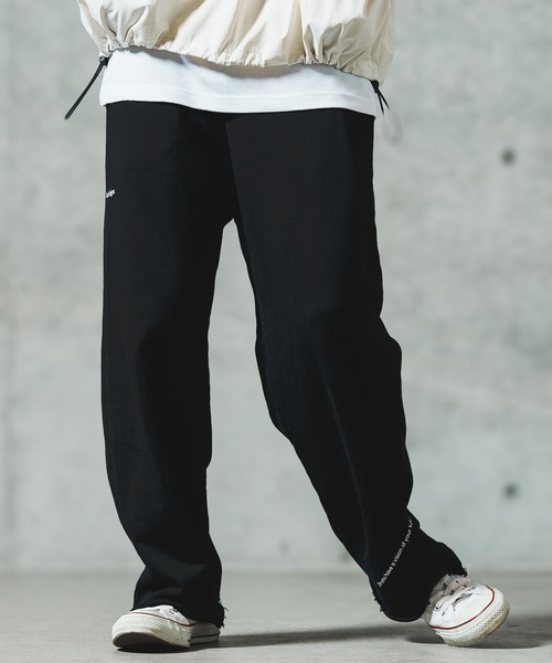 GLIMCLAP スウェットパンツ ジャージ mp13552- Wide straight sweat