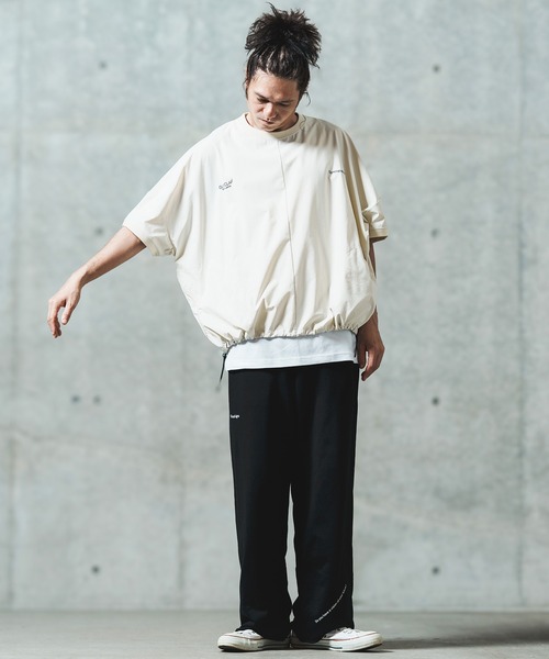 GLIMCLAP スウェットパンツ ジャージ mp13552- Wide straight sweat